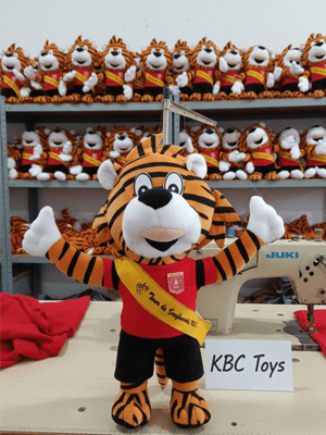 Produsen Boneka Maskot Custom Macan Bukit Tinggi - KBC Toys