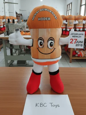 Produsen Boneka Maskot Custom Pemilu Honai Papua - KBC Toys